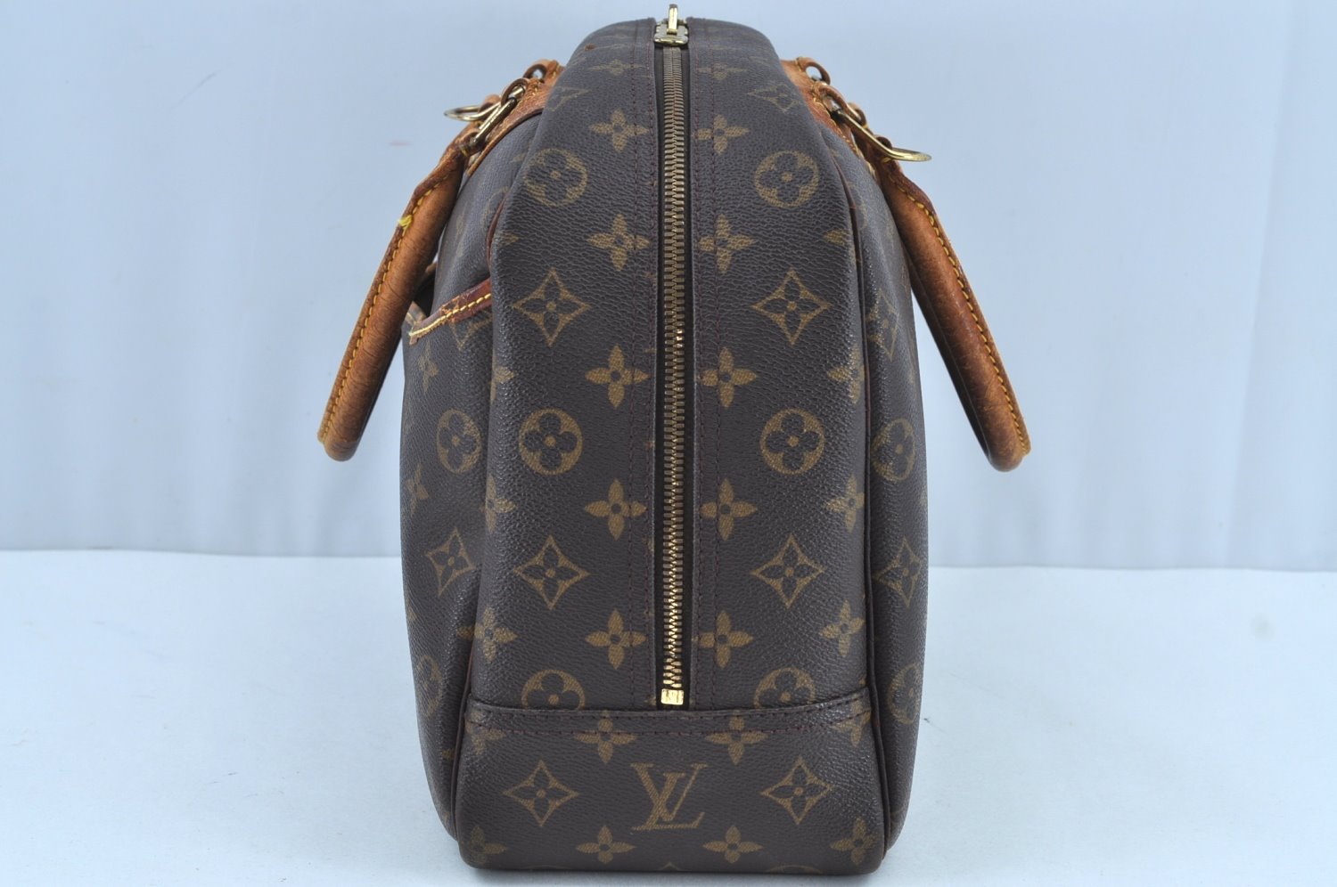 Authentic Louis Vuitton Monogram Deauville Hand Bag M47270 LV K8661