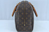Authentic Louis Vuitton Monogram Deauville Hand Bag M47270 LV K8661