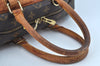 Authentic Louis Vuitton Monogram Deauville Hand Bag M47270 LV K8661