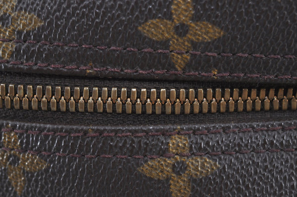 Authentic Louis Vuitton Monogram Deauville Hand Bag M47270 LV K8661