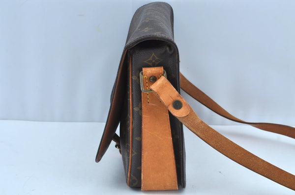 Authentic Louis Vuitton Monogram Cartouchiere GM M51252 Shoulder Cross Bag K8663