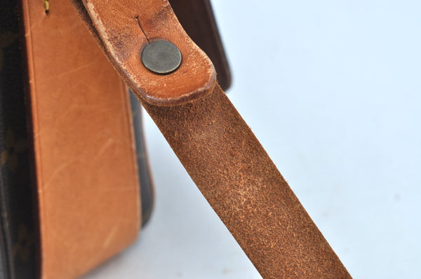 Authentic Louis Vuitton Monogram Cartouchiere GM M51252 Shoulder Cross Bag K8663