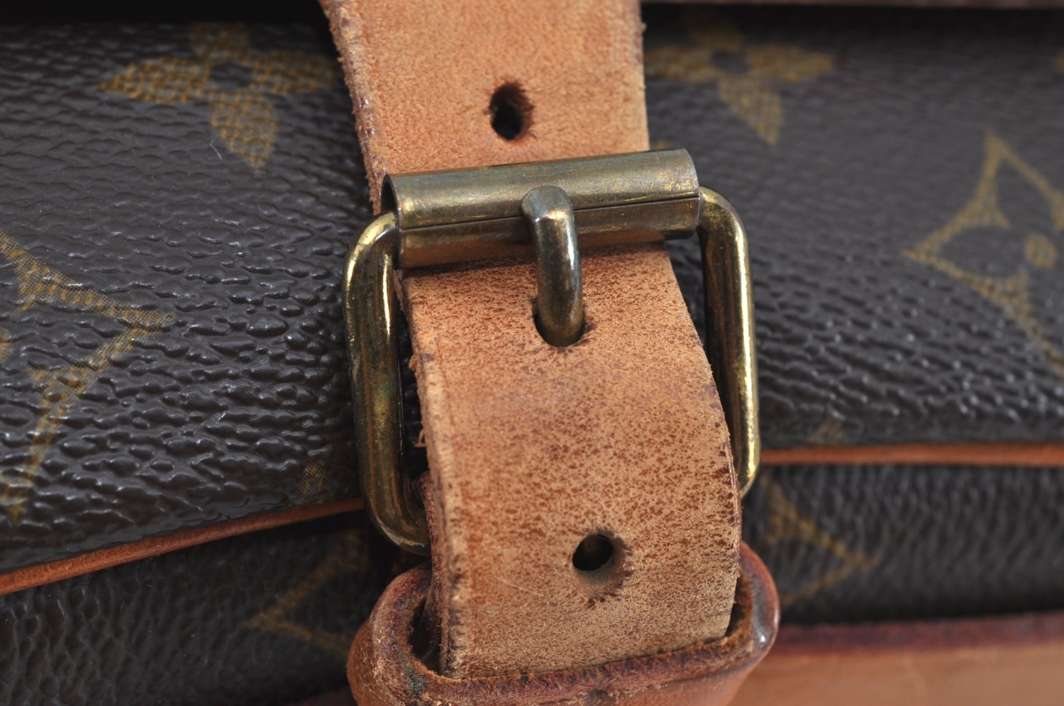 Authentic Louis Vuitton Monogram Cartouchiere GM M51252 Shoulder Cross Bag K8663