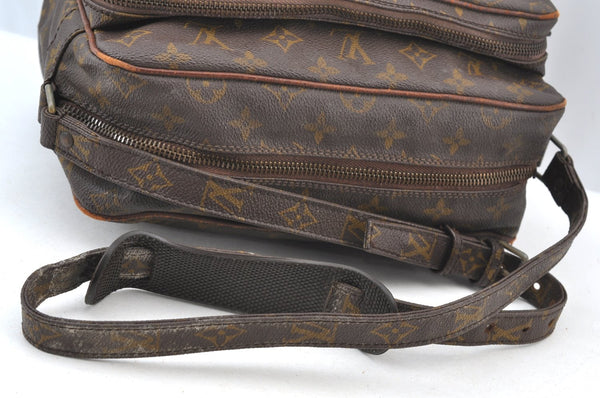 Authentic Louis Vuitton Monogram Nile Shoulder Cross Body Bag Old Model LV K8666
