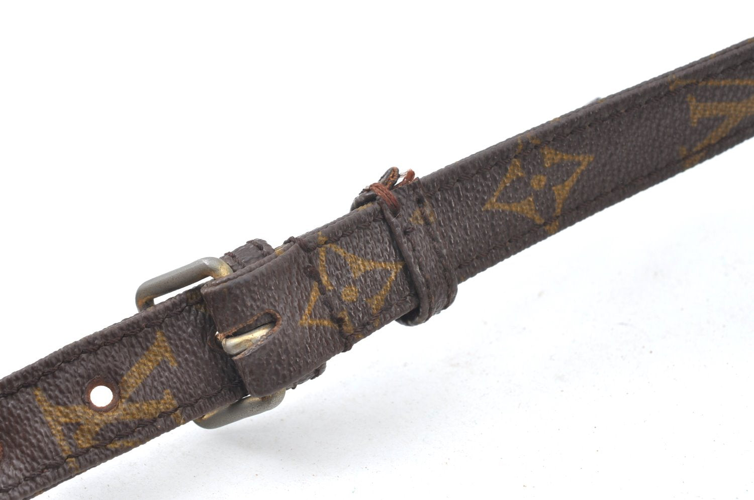 Authentic Louis Vuitton Monogram Nile Shoulder Cross Body Bag Old Model LV K8666