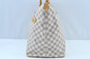 Authentic Louis Vuitton Damier Azur Saleya GM Shoulder Tote Bag N51184 LV K8669