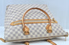 Authentic Louis Vuitton Damier Azur Saleya GM Shoulder Tote Bag N51184 LV K8669