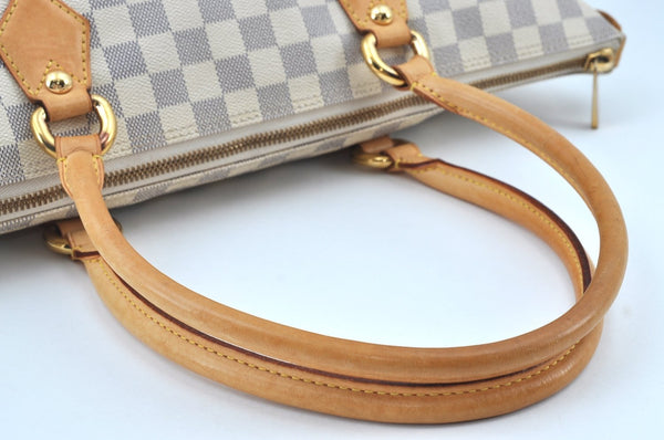 Authentic Louis Vuitton Damier Azur Saleya GM Shoulder Tote Bag N51184 LV K8669