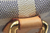 Authentic Louis Vuitton Damier Azur Saleya GM Shoulder Tote Bag N51184 LV K8669
