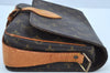 Authentic Louis Vuitton Monogram Cartouchiere MM M51253 Shoulder Bag Junk K8675