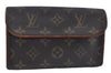 Auth Louis Vuitton Monogram Pochette Florentine Pouch Waist Bag M51855 LV K8678