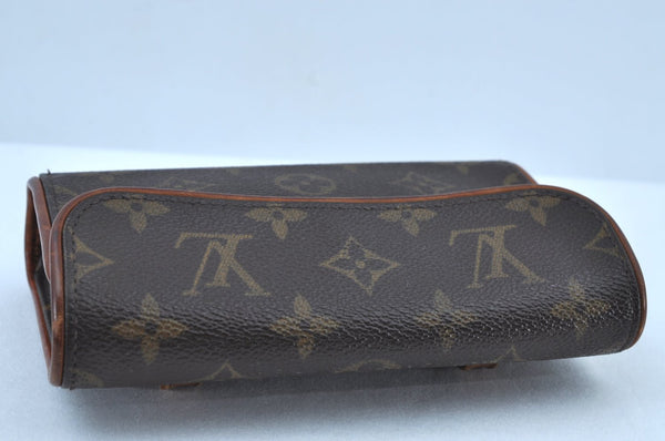 Auth Louis Vuitton Monogram Pochette Florentine Pouch Waist Bag M51855 LV K8678