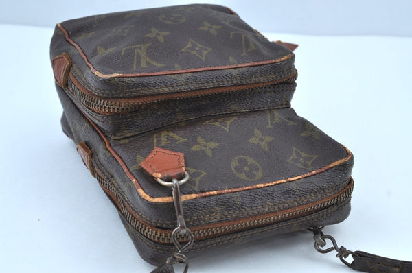 Authentic Louis Vuitton Monogram Amazone Shoulder Cross Body Bag Old Model K8695