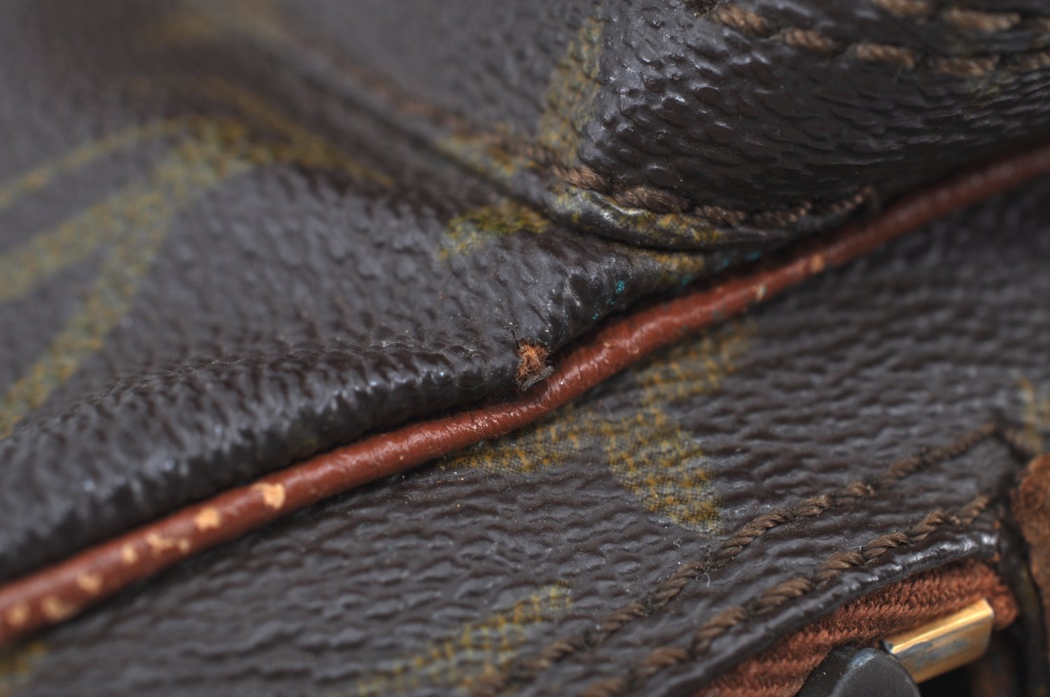 Authentic Louis Vuitton Monogram Amazone Shoulder Cross Body Bag Old Model K8695