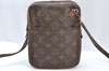 Authentic Louis Vuitton Monogram Danube Shoulder Cross Bag Old Model LV K8696