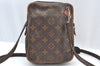 Authentic Louis Vuitton Monogram Danube Shoulder Cross Bag Old Model LV K8696