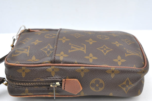 Authentic Louis Vuitton Monogram Danube Shoulder Cross Bag Old Model LV K8696