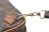 Authentic Louis Vuitton Monogram Danube Shoulder Cross Bag Old Model LV K8696