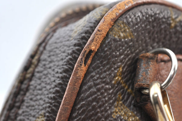 Authentic Louis Vuitton Monogram Danube Shoulder Cross Bag Old Model LV K8696