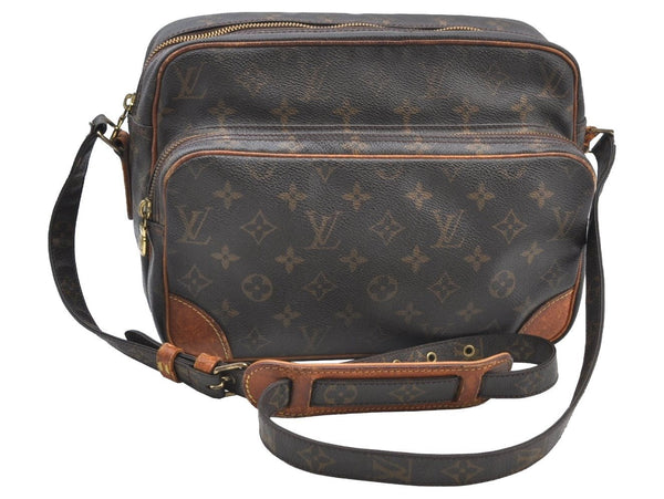 Authentic Louis Vuitton Monogram Nile Shoulder Cross Body Bag M45244 LV K8697