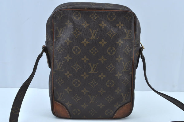 Authentic Louis Vuitton Monogram Danube MM Shoulder Cross Bag M45264 LV K8698