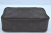 Auth Louis Vuitton Monogram Trousse Toilette 18 Clutch Hand Bag Old Model K8703