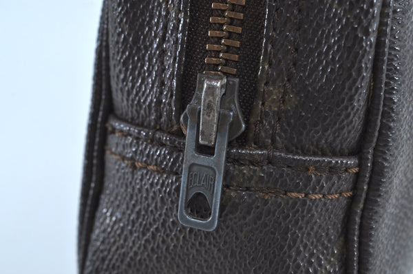 Auth Louis Vuitton Monogram Trousse Toilette 18 Clutch Hand Bag Old Model K8703