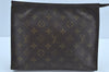 Authentic Louis Vuitton Monogram Poche Toilette 26 M47542 Cosmetics Pouch K8706