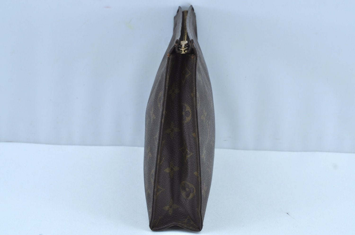 Authentic Louis Vuitton Monogram Poche Toilette 26 M47542 Cosmetics Pouch K8706