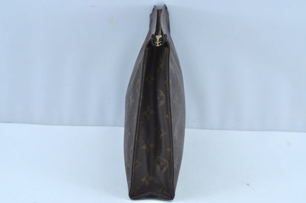 Authentic Louis Vuitton Monogram Poche Toilette 26 M47542 Cosmetics Pouch K8706