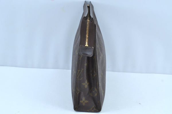Authentic Louis Vuitton Monogram Poche Toilette 26 M47542 Cosmetics Pouch K8706