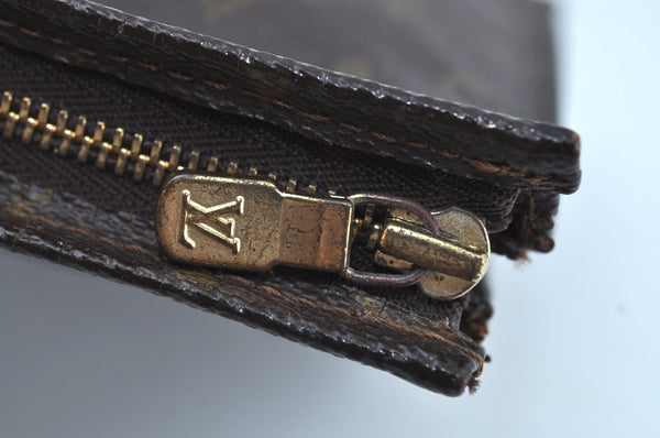 Authentic Louis Vuitton Monogram Poche Toilette 26 M47542 Cosmetics Pouch K8706