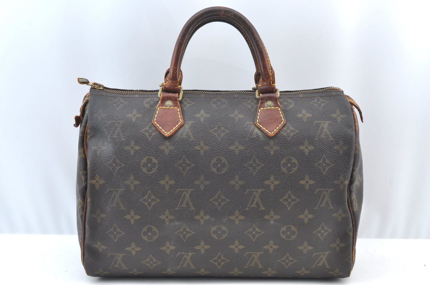 Authentic Louis Vuitton Monogram Speedy 30 Hand Boston Bag Old Model LV K8708