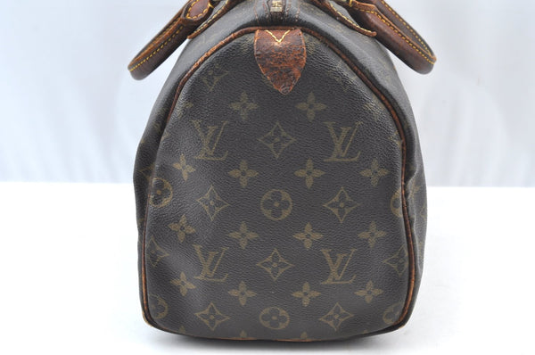 Authentic Louis Vuitton Monogram Speedy 30 Hand Boston Bag Old Model LV K8708