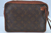 Authentic Louis Vuitton Monogram Pochette Sport Clutch Bag Old Model Junk K8710