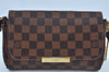 Authentic Louis Vuitton Damier Favorite PM 2Way Shoulder Bag N41276 LV Box K8717