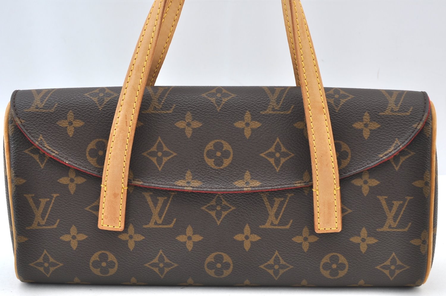 Authentic Louis Vuitton Monogram Sonatine Hand Bag Purse M51902 LV K8722
