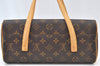 Authentic Louis Vuitton Monogram Sonatine Hand Bag Purse M51902 LV K8722