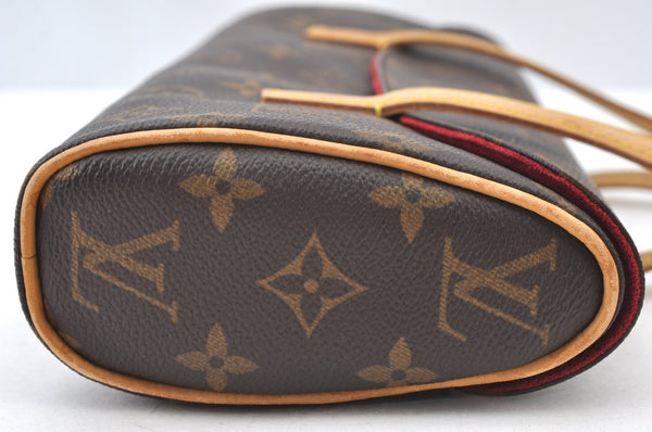 Authentic Louis Vuitton Monogram Sonatine Hand Bag Purse M51902 LV K8722