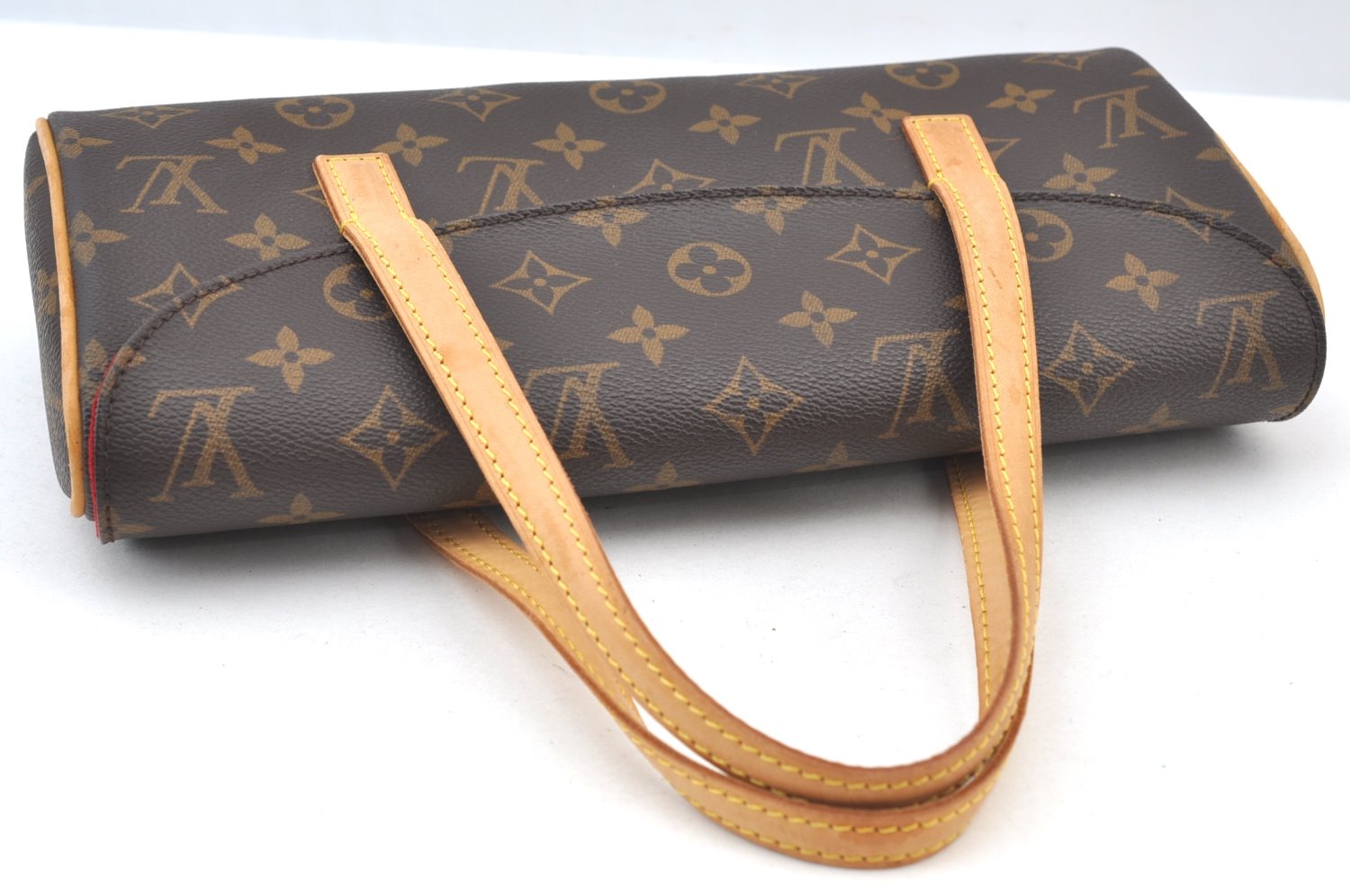 Authentic Louis Vuitton Monogram Sonatine Hand Bag Purse M51902 LV K8722