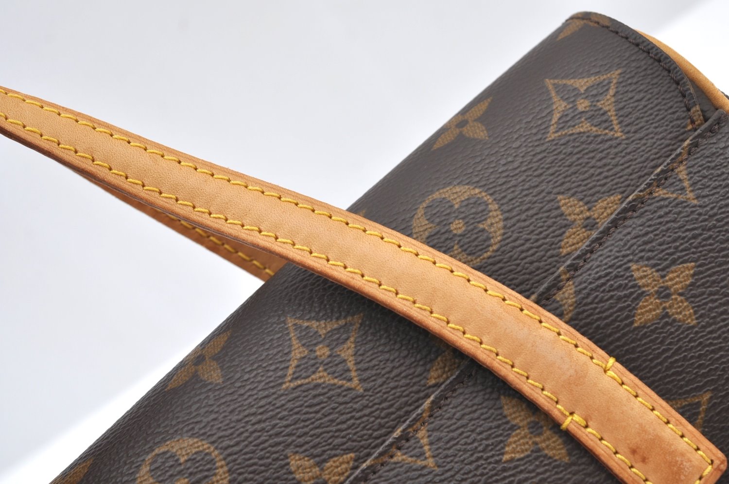 Authentic Louis Vuitton Monogram Sonatine Hand Bag Purse M51902 LV K8722