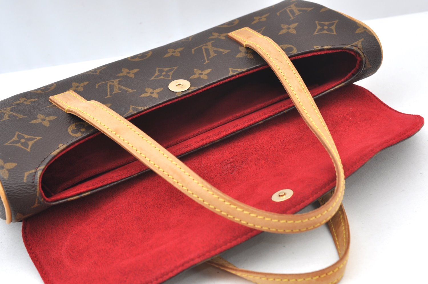 Authentic Louis Vuitton Monogram Sonatine Hand Bag Purse M51902 LV K8722