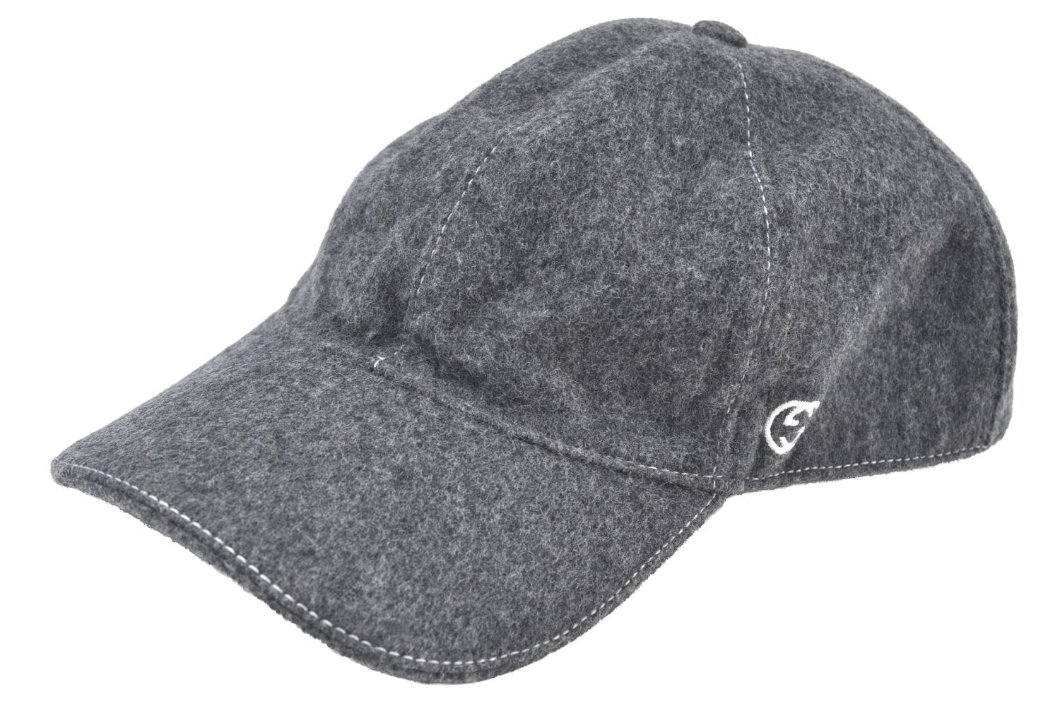 Authentic GUCCI Web Sherry Line Cap Wool Size L Gray K8727