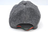 Authentic GUCCI Web Sherry Line Cap Wool Size L Gray K8727