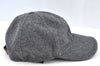 Authentic GUCCI Web Sherry Line Cap Wool Size L Gray K8727