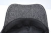 Authentic GUCCI Web Sherry Line Cap Wool Size L Gray K8727