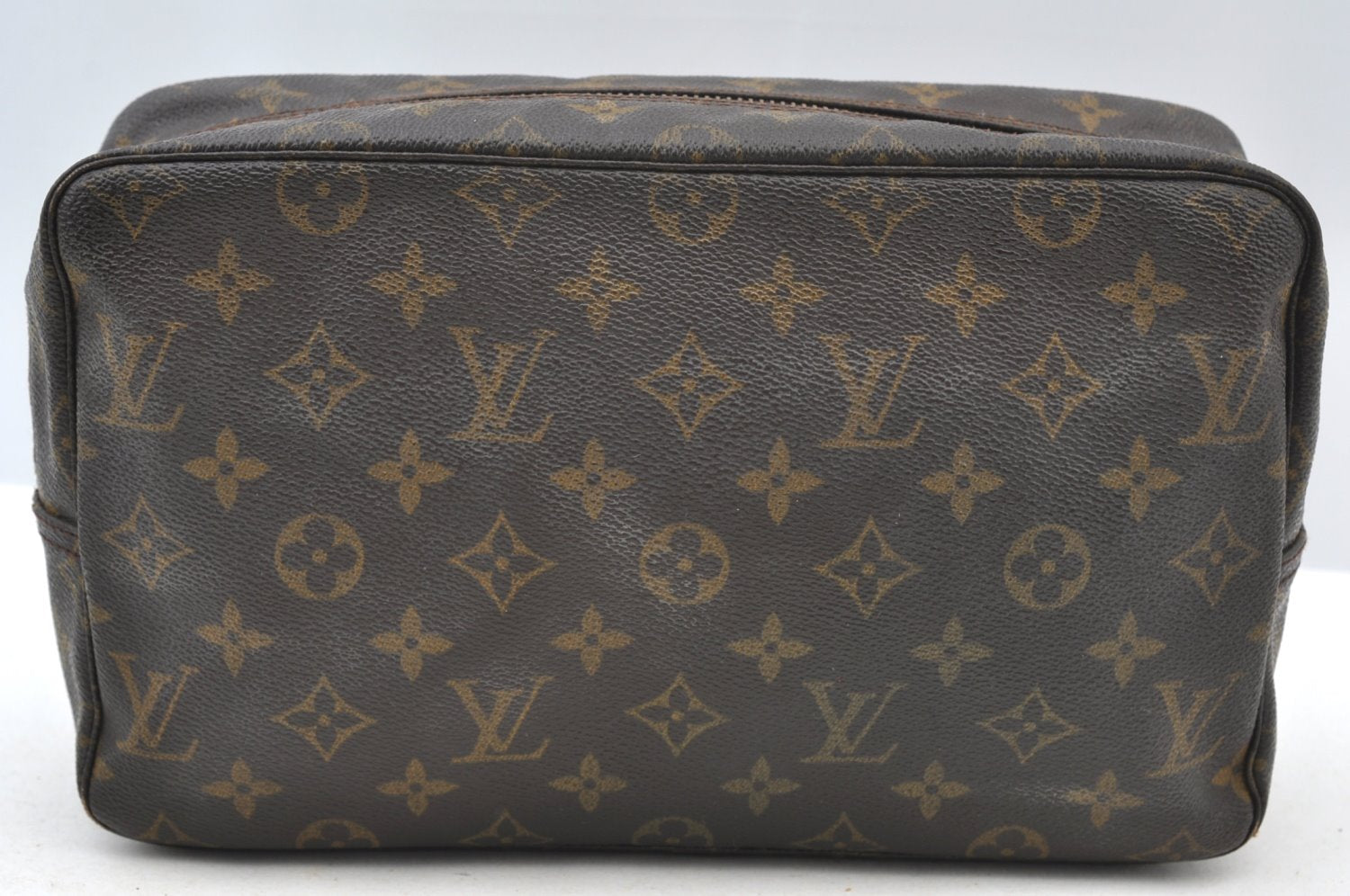 Auth Louis Vuitton Monogram Trousse Toilette 28 Clutch Bag M47522 Junk K8733