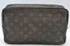 Auth Louis Vuitton Monogram Trousse Toilette 28 Clutch Bag M47522 Junk K8733