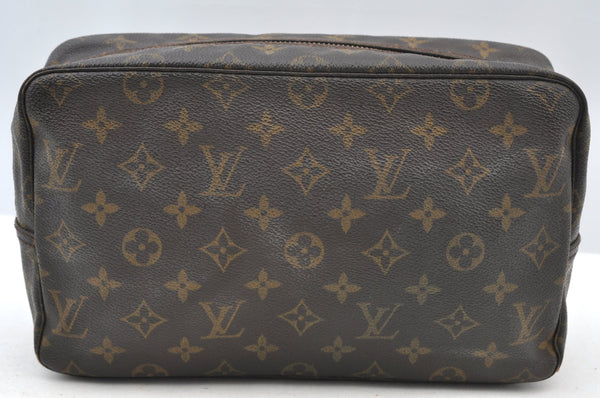 Auth Louis Vuitton Monogram Trousse Toilette 28 Clutch Bag M47522 Junk K8733