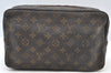 Auth Louis Vuitton Monogram Trousse Toilette 28 Clutch Bag M47522 Junk K8733
